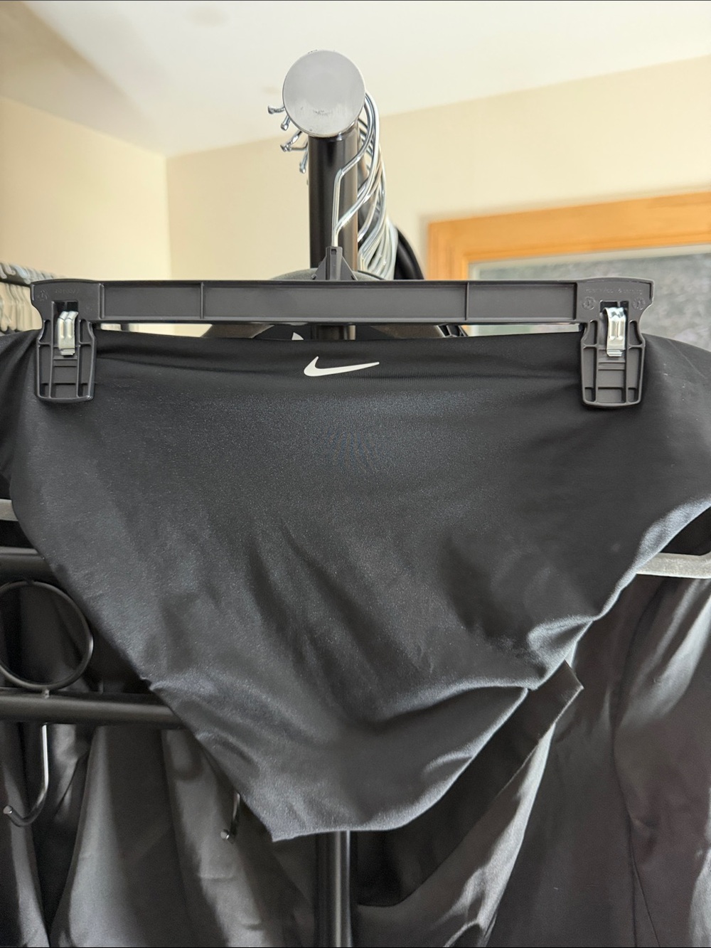 Nike Women’s Black Mini Skirt with White Swoosh
